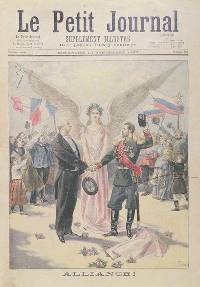 The Franco-Russian Alliance, Front Cover of 